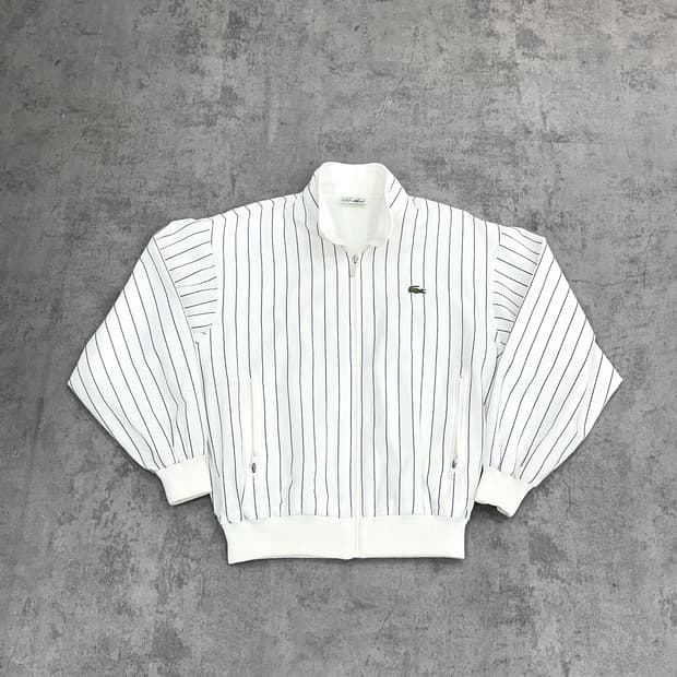 라코스테 스트라이프 올드스쿨 블루종