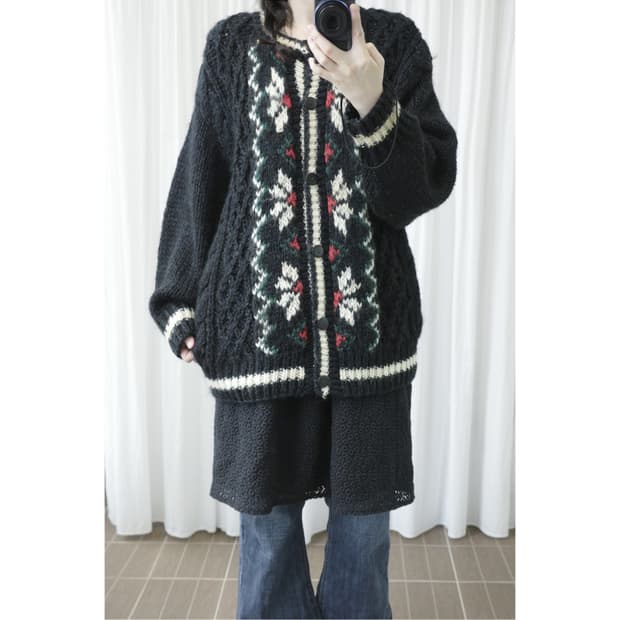 Vintage knit cardigan
