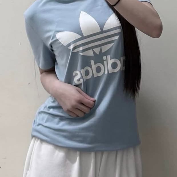아디다스 블루반팔