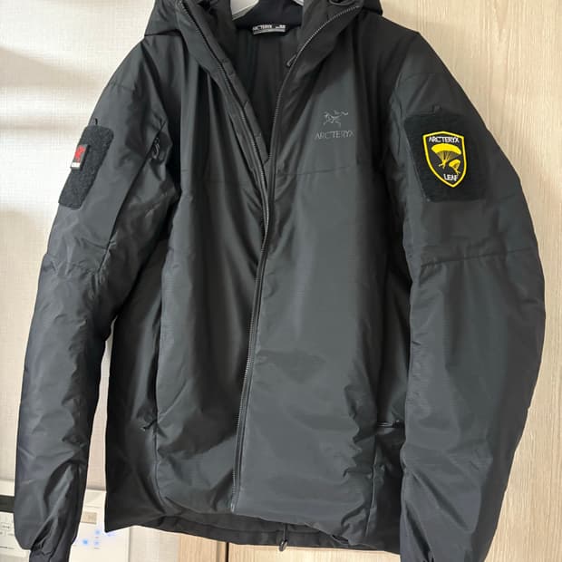 아크테릭스 리프 콜드 WX 후디 LT Gen2.1 블랙 M (패치3개 같