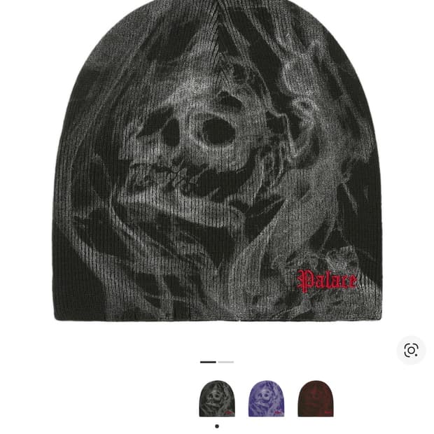 팔라스 스모크드 나인 커프 비니 블랙 - 26SS