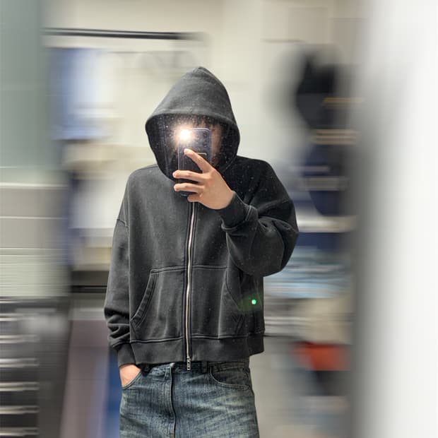 아베크롬비 크롭 후드 집업