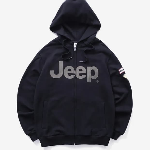 지프 폴라베어 후드집업