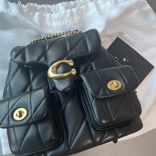 코치 태비 백팩 black