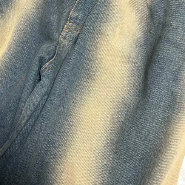 희귀) 워싱 와이드 팬츠 빈티지 청바지 데님 팬츠 빈티지