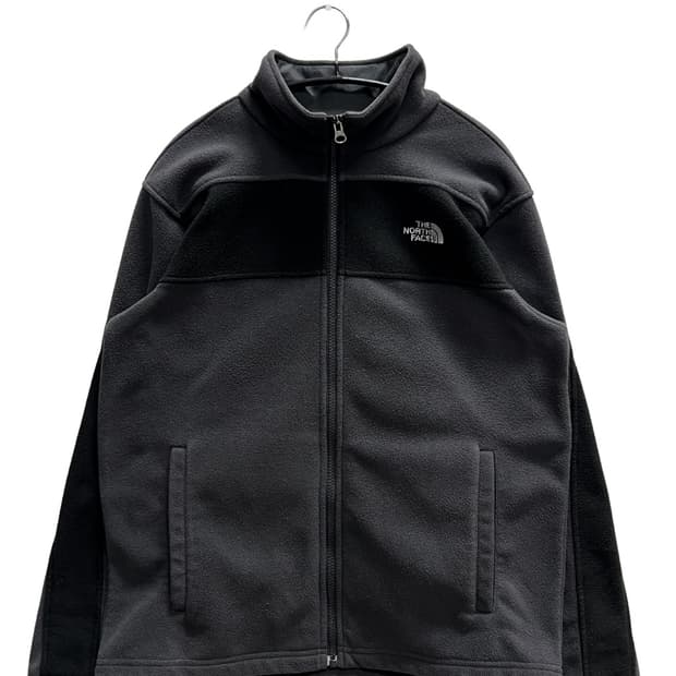 노스페이스 키즈/우먼스 플리스 자켓 차콜