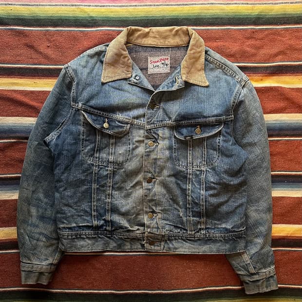70s USA LEE 101LJ 빈티지 리 스톰라이더 데님 자켓