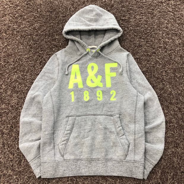 아베크롬비 그레이 후드티