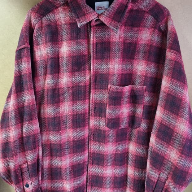 H&M 존 보예가 체크셔츠 