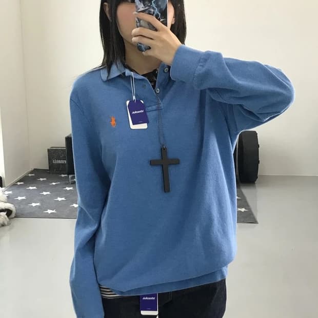 폴로랄프로렌 블루 카라티