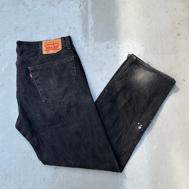 [리바이스] •Levi's 505 Black Denim