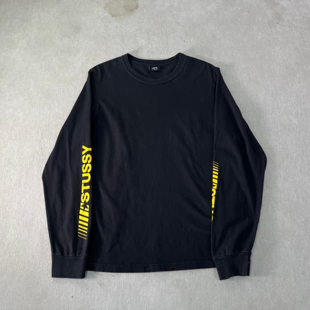100 스투시 사이드라인 롱슬리브 티셔츠