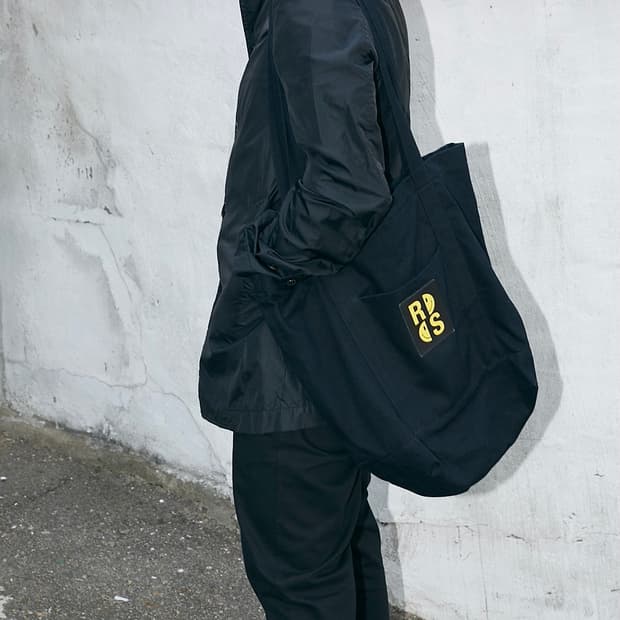 Raf Simons x Smiley Logo Patch Tote Bag