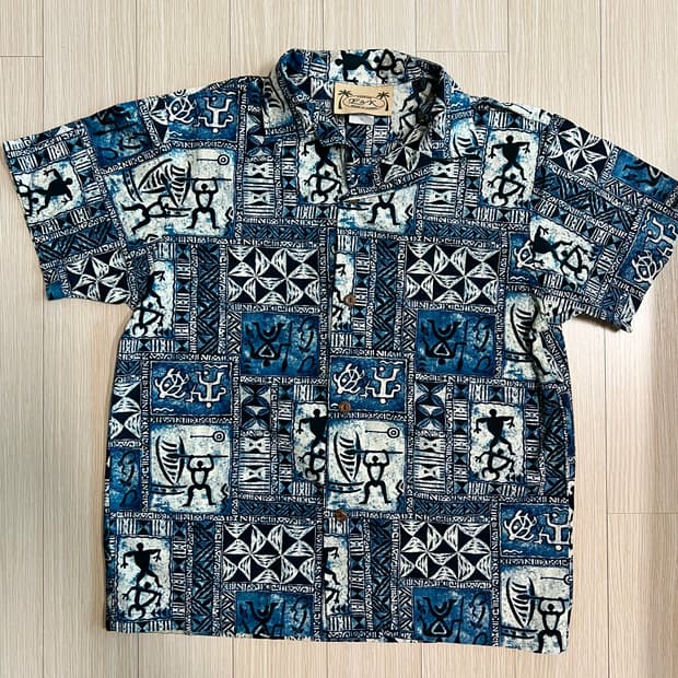 하와이안 여성 반팔 셔츠 MADE IN HAWAII