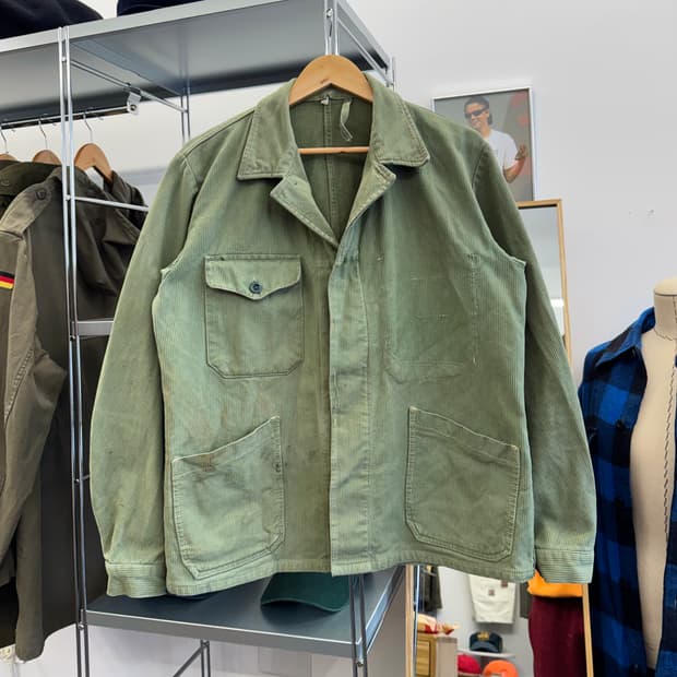 빈티지 프렌치 워크 자켓 (M)  