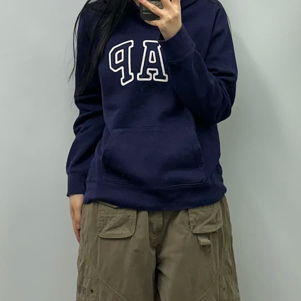 Gap 갭 네이비 후드티