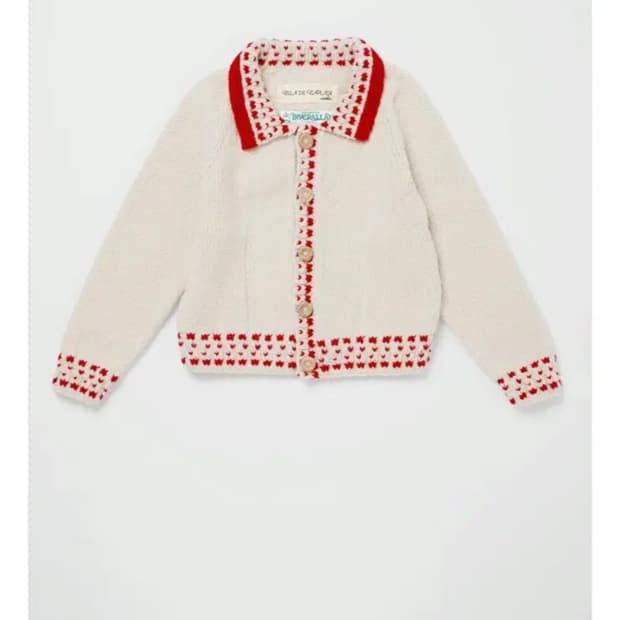 새상품 비아플레인 가디건 VIA NOEL KNIT CARDIGAN
