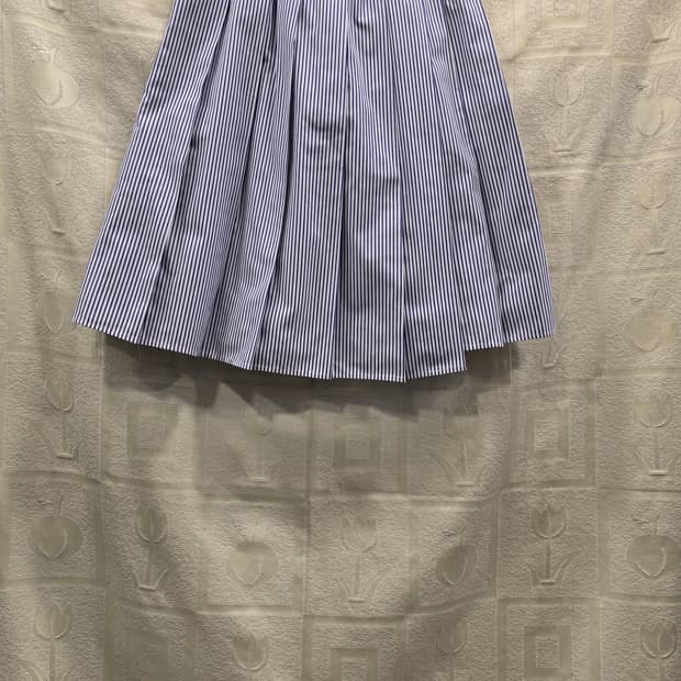 거의새거) 유니클로 JW 앤더슨 스트라이프 플리츠 스커트 S(25~26)