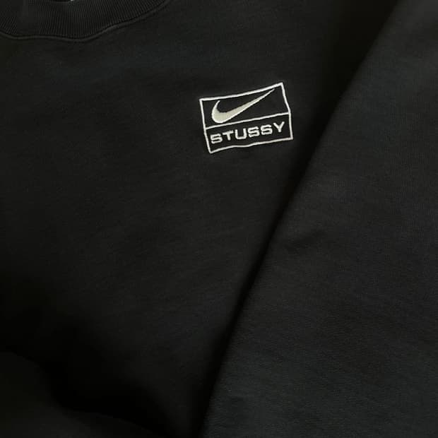 나이키 스투시 nrg 맨투맨 블랙 (M)