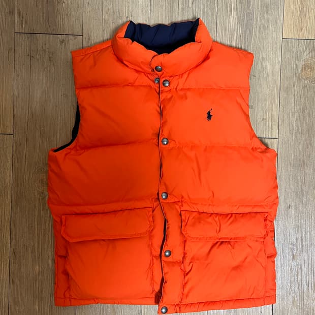 폴로 랄프로렌 오리털 조끼 패딩 리버서블 