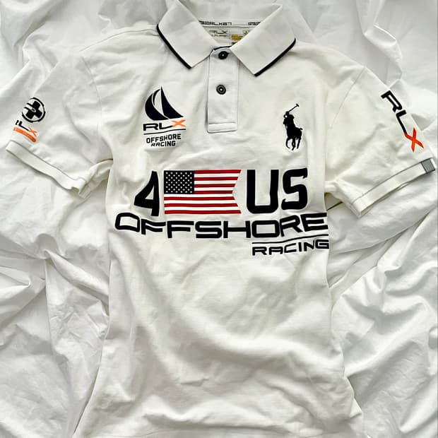 Polo Ralph Lauren RRLX 오프쇼어 레이싱 빅포니 카라티