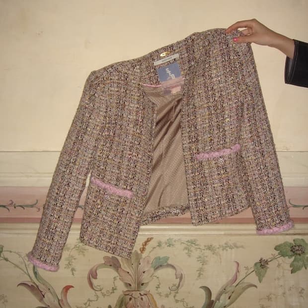 서쿠키 팔라시오 트위드 자켓 m