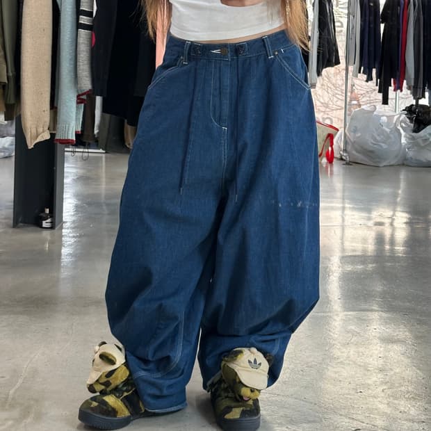 니들스 HD 데님 벌룬 페인터 팬츠
