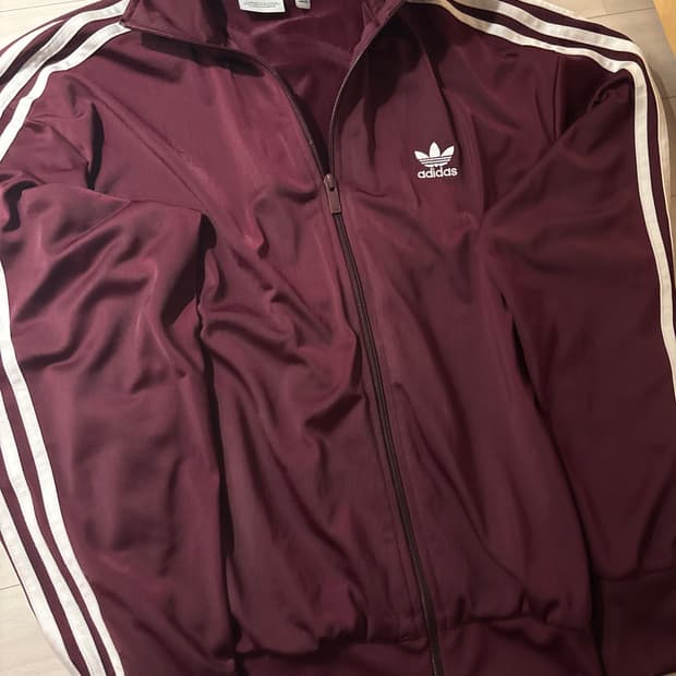 아디다스 파이어버드 트랙탑 버건디 L