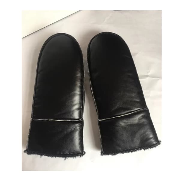 방한 레자 벙어리 장갑 블랙 3000원 (새상품)