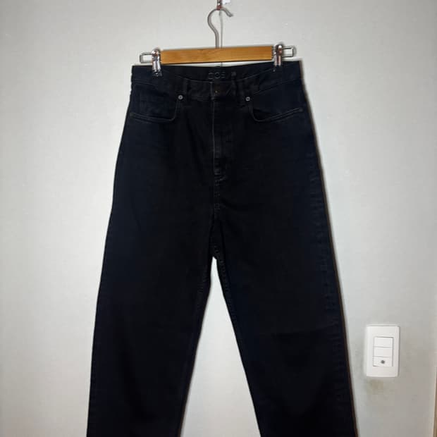 택포/S급) 코스 블랙 데님 진 팬츠 