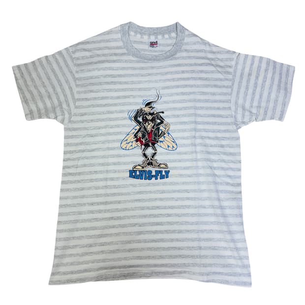 빈티지 90s black flys ELVIS FLY  티셔츠 XL