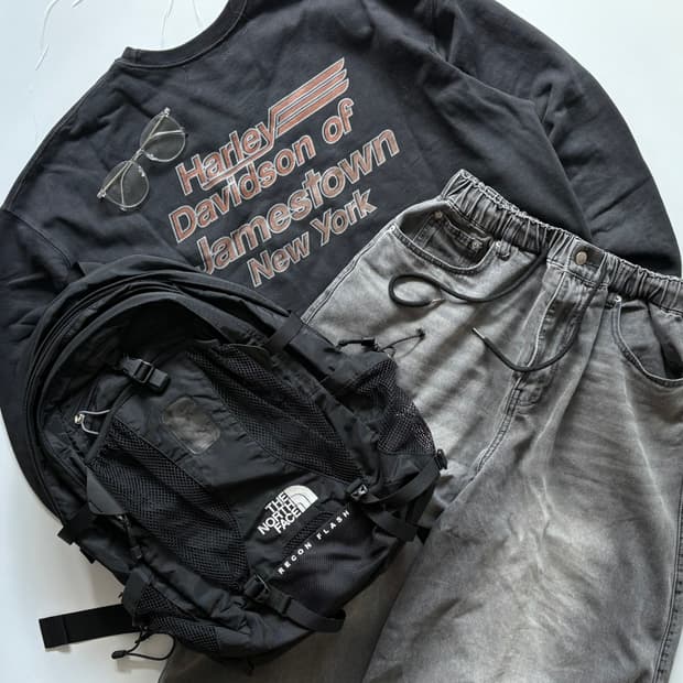 [새상품] 노스페이스 리콘 플래시 블랙 백팩