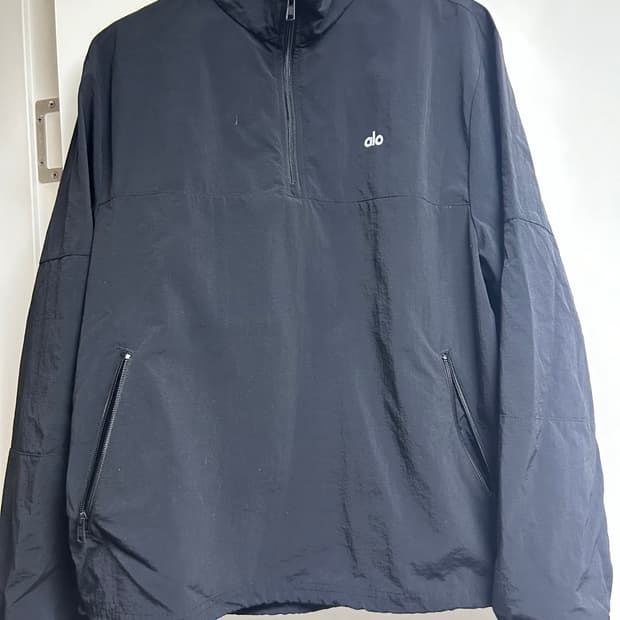 알로 ALO 블랙 아노락 바람막이 S