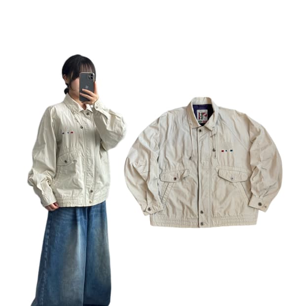 Aburaysia 제팬 90s 올드스쿨 바람막이 자켓