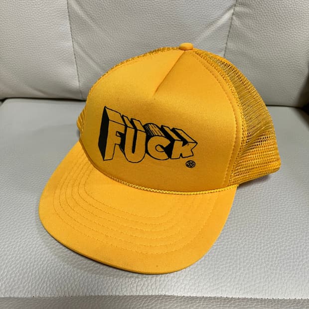 Supreme FUCK 매쉬캡