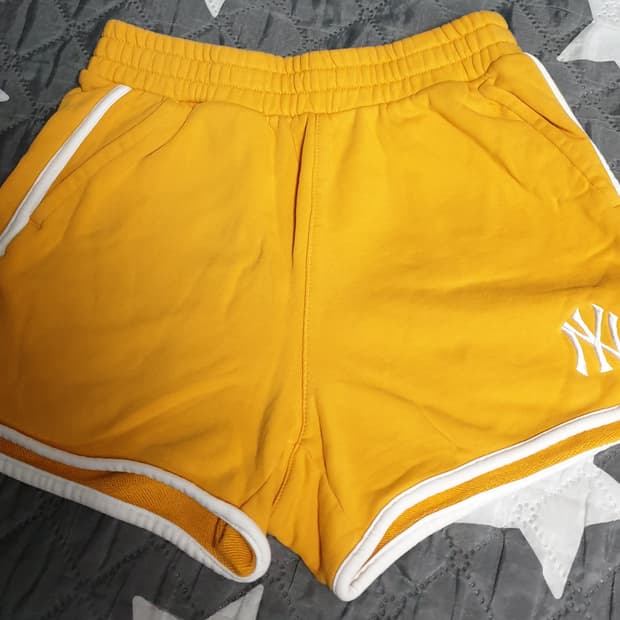 MLB 코튼 트레이닝 돌핀팬츠 옐로우 (S)