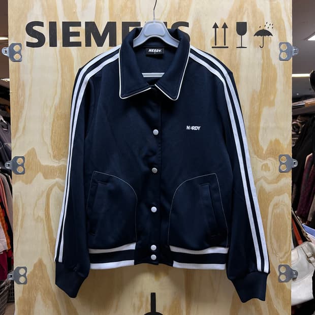 널디 져지 트랙탑 블랙 s