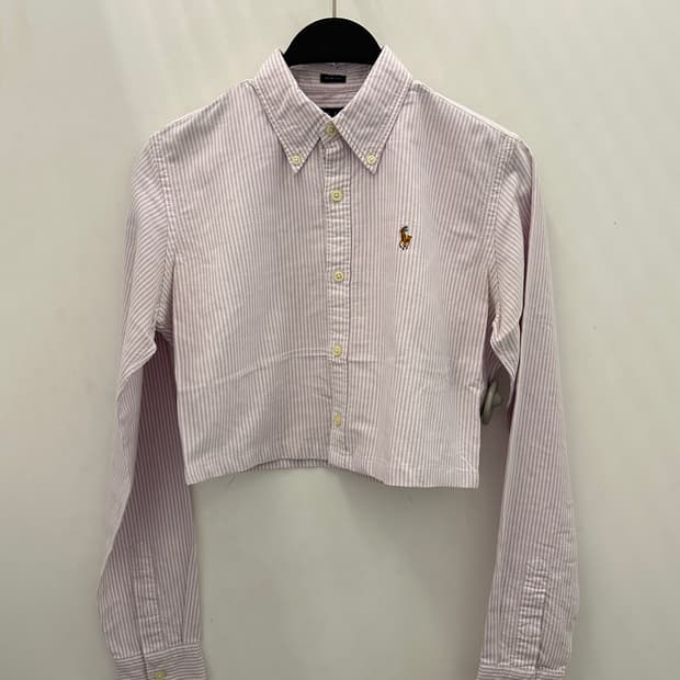 POLO 폴로 리메이크 크롭긴팔셔츠