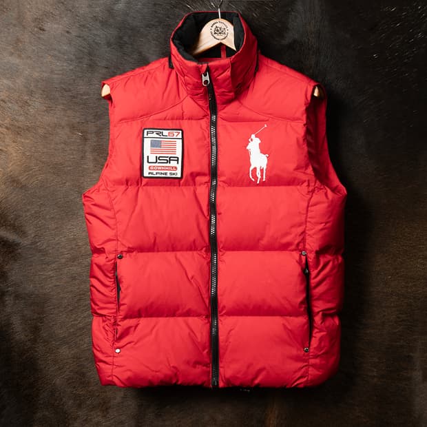 [S] 폴로 랄프로렌 빅포니 알파인 스키 다운 베스트 