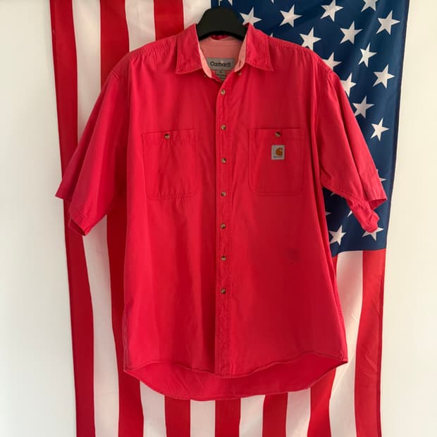 [XL] 칼하트 carhartt 리메이크 반팔 셔츠 - 12