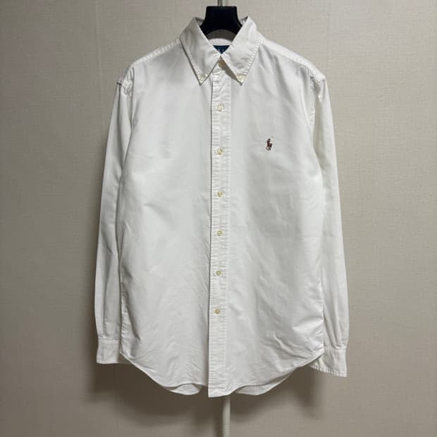 폴로 랄프로렌 클래식핏 옥스포드 셔츠 / 화이트, L