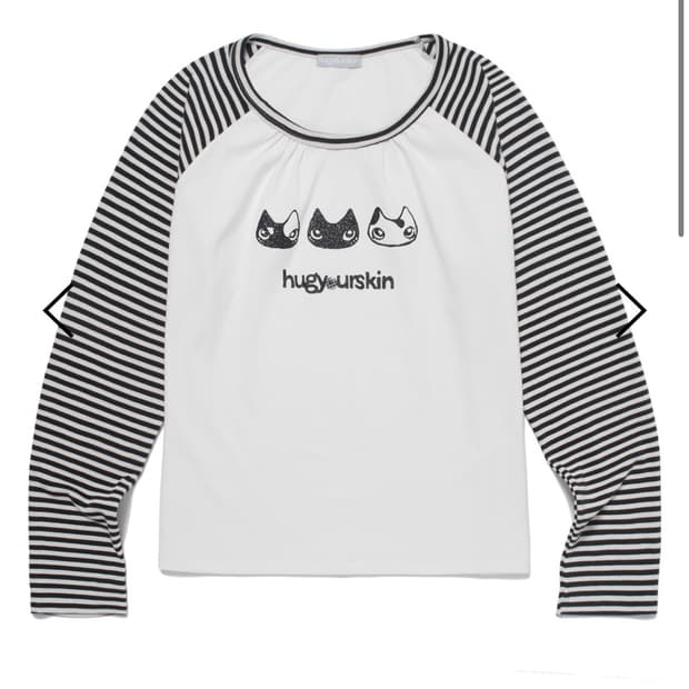 허그유어스킨 허깅 레글런 티셔츠 화이트