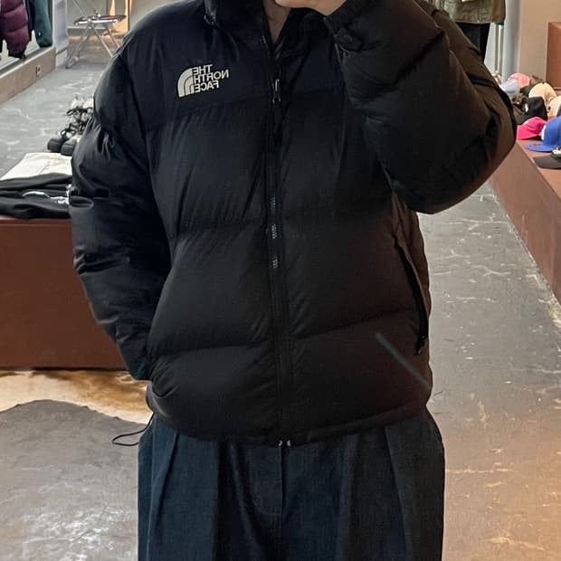 노스페이스 1996 에코 눕시 블랙 구스다운 패딩 H1733