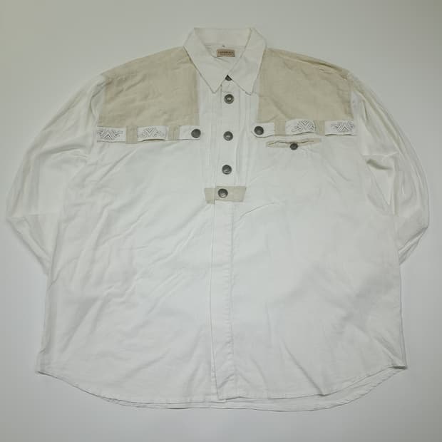 CL987 XL 란트하우스 90s 독일 트라흐텐 바바리안 린넨코튼 알펜