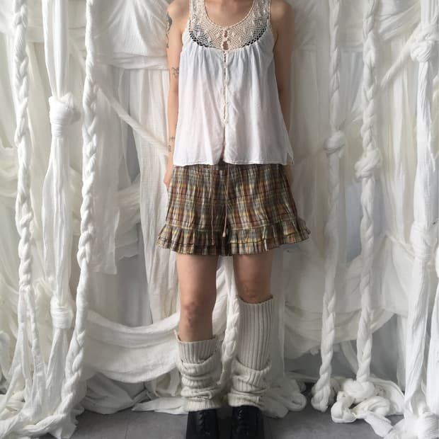 Crochet point sleeveless