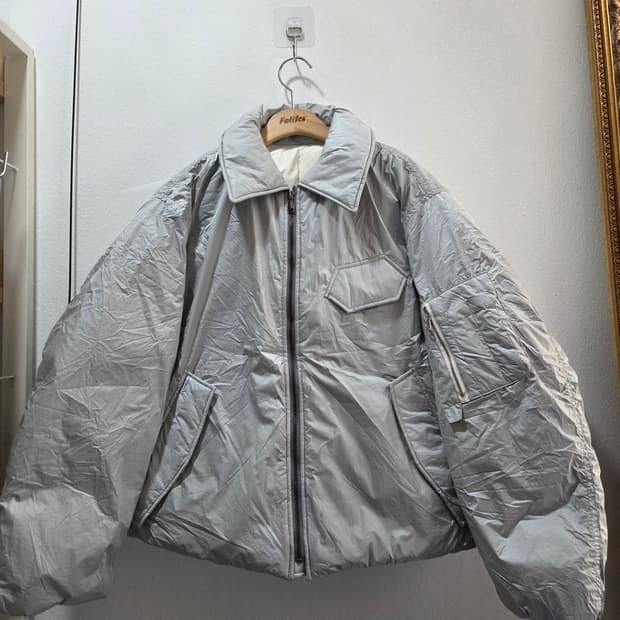 구스다운 오버핏 패딩 46사이즈