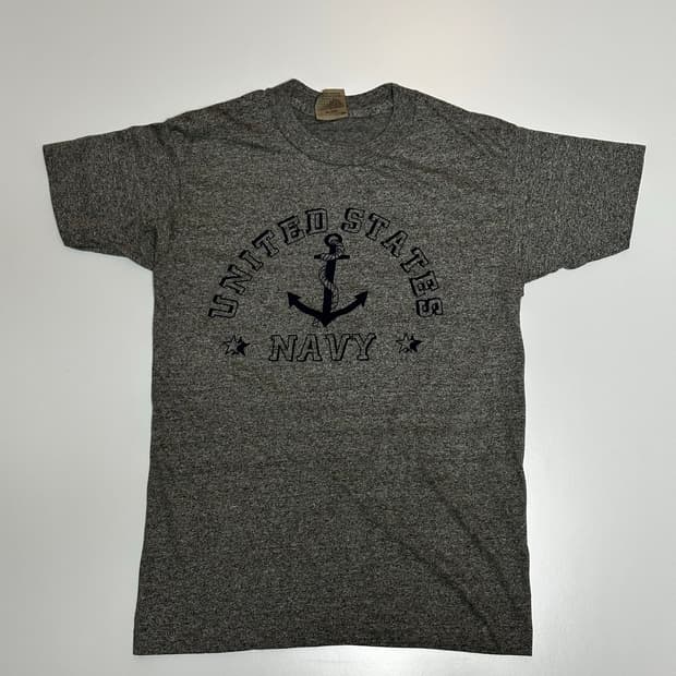80s 빈티지 US NAVY 트리블렌드 PT 셔츠 (SNEAKERS 택)