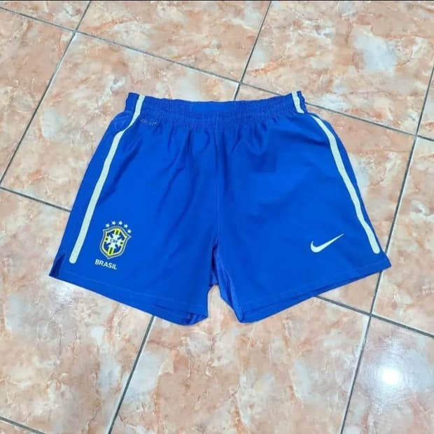 나이키 2010 브라질 축구 국대 쇼츠 올드레플 축구져지