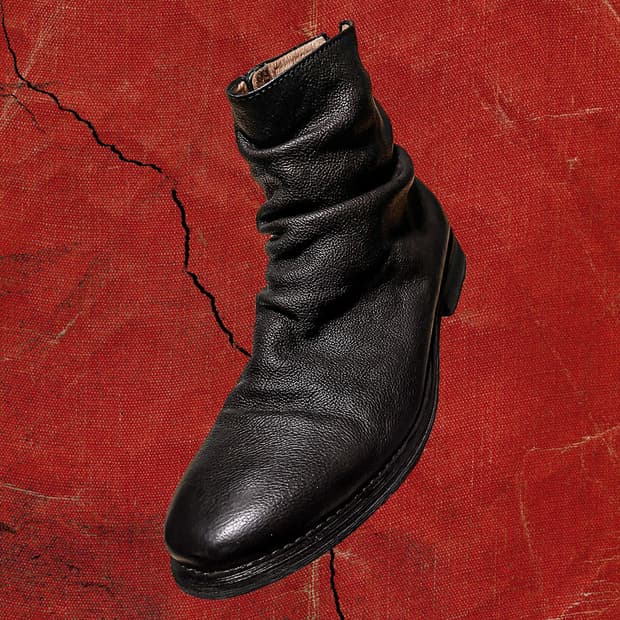 EDWARD 에드워드 레더 드레이프 부츠 41 (260)