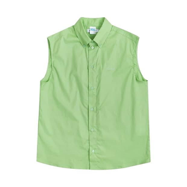 사파리스팟 리크루트 슬리브리스 오버셔츠 라이트 그린